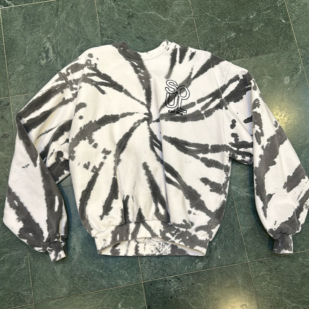 Tie dye Soulcycle sweatshirt